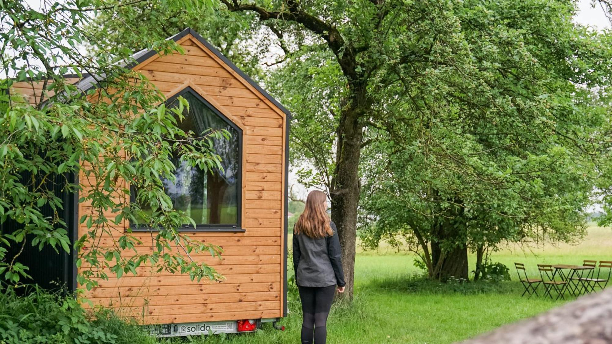 Vila Lisi Grun Tiny House By Tiny Away Sattledt Exteriér fotografie